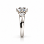 The Bloom — Eight-Petal Moissanite Flower Moissanite Ring