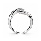 Brilliance in Every Turn — 1ct GRA Certified Moissanite Ring in Sterling Silver