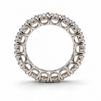 Endless Vow — Full Eternity Moissanite Ring in Sterling Silver