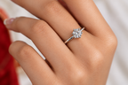 Eternal Light — 1ct GRA Certified Mozonite Ring in Sterling Silver